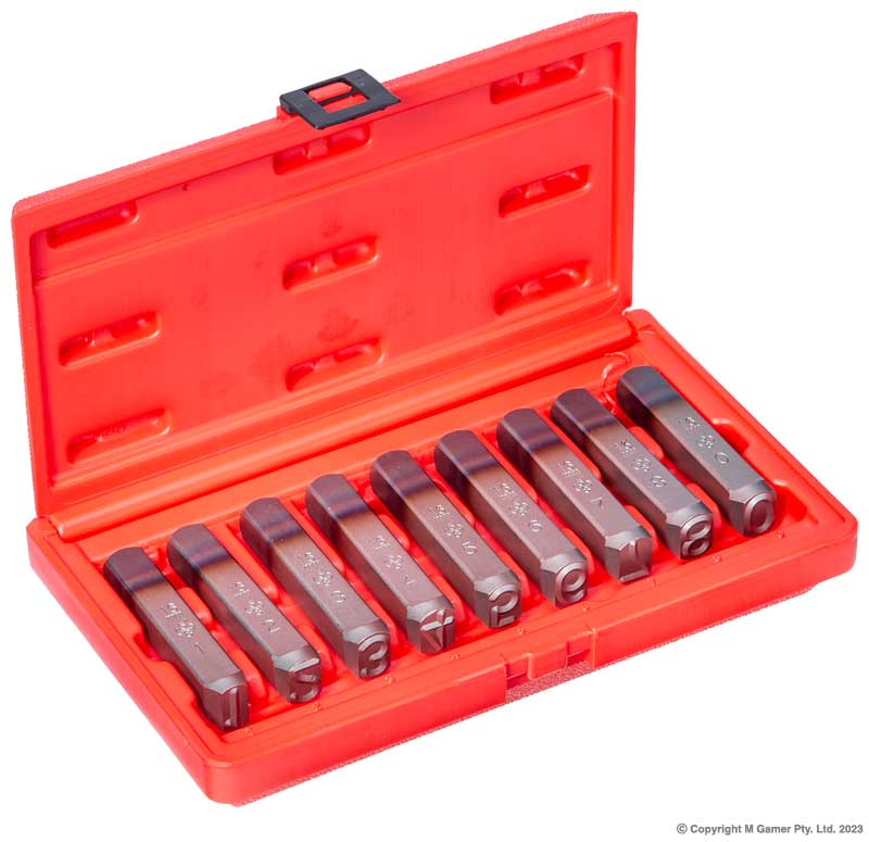 16mm Number Stamps